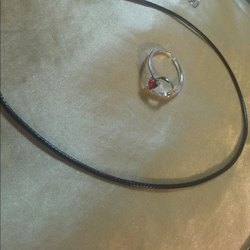 Waxed leather necklace